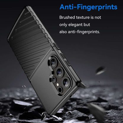 TPU Hülle für Samsung Galaxy S25 ULTRA Thunder Series Grip Twill Case Rutschfest