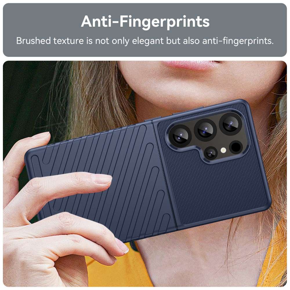 TPU Hülle für Samsung Galaxy S25 ULTRA Thunder Series Grip Twill Case Rutschfest