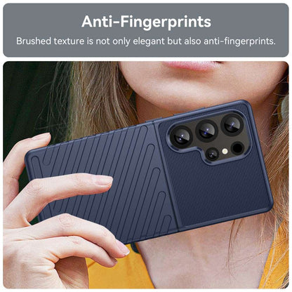 TPU Hülle für Samsung Galaxy S25 ULTRA Thunder Series Grip Twill Case Rutschfest