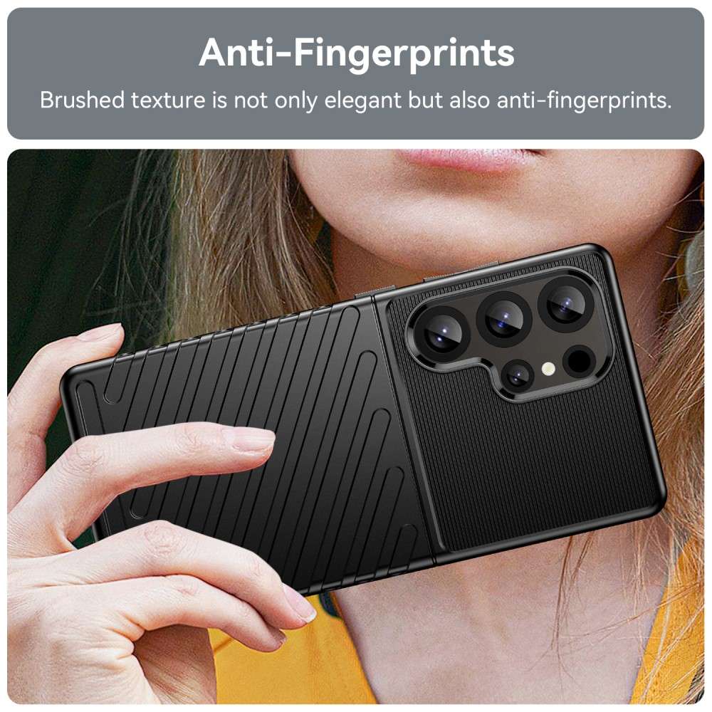 TPU Hülle für Samsung Galaxy S25 ULTRA Thunder Series Grip Twill Case Rutschfest