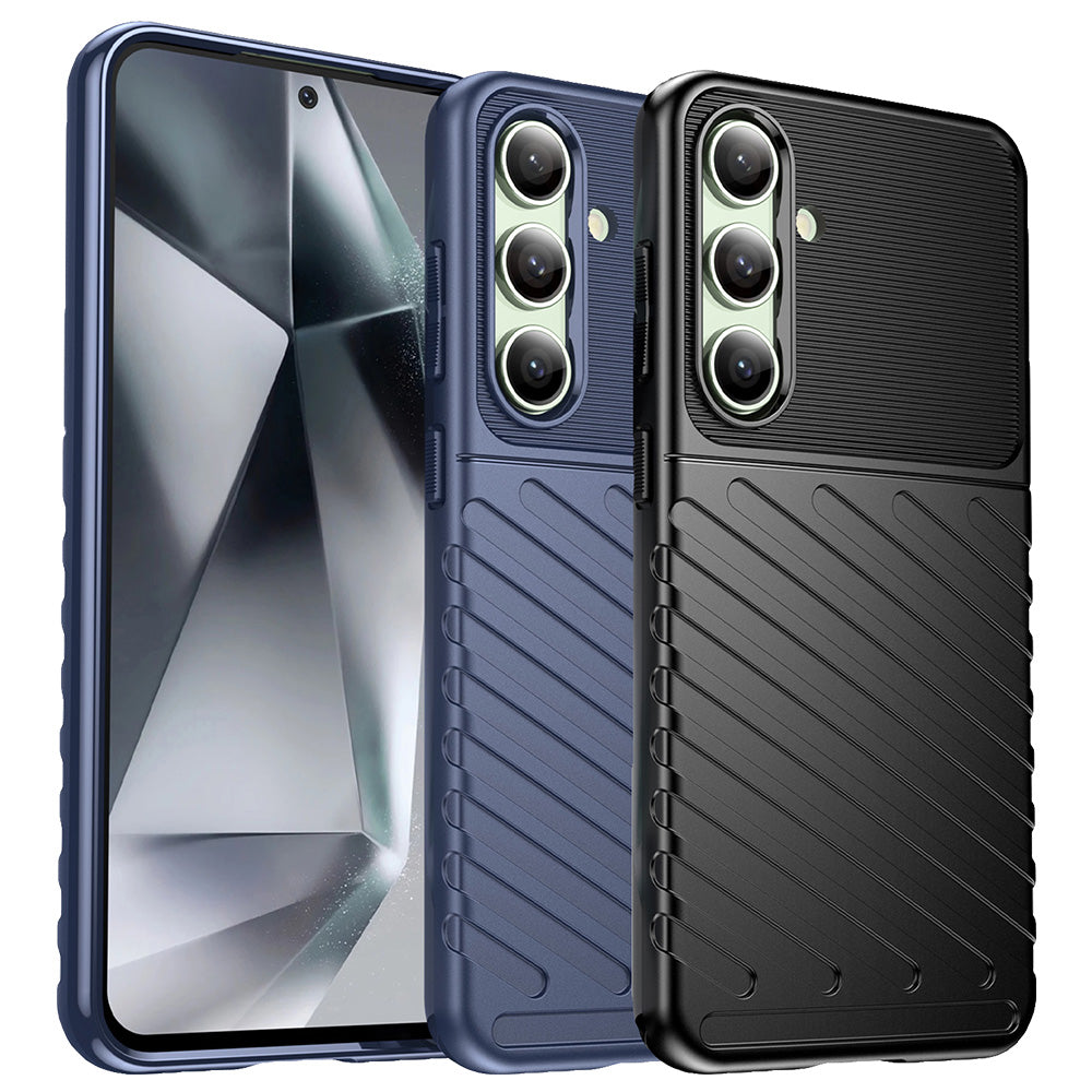TPU Hülle für Samsung Galaxy S24 FE Thunder Series Grip Twill Handy Case Robust
