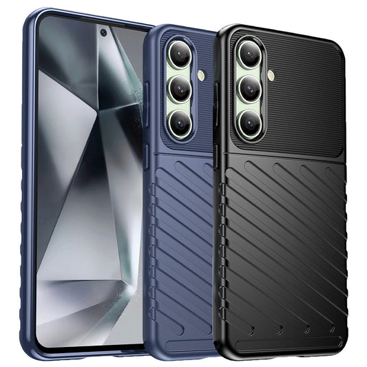 TPU Hülle für Samsung Galaxy S24 FE Thunder Series Grip Twill Handy Case Robust