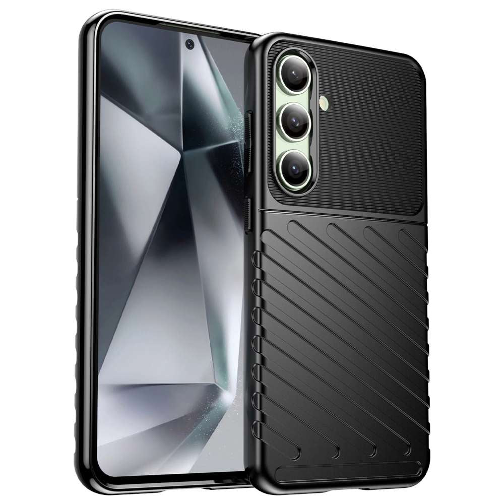 TPU Hülle für Samsung Galaxy S24 FE Thunder Series Grip Twill Handy Case Robust