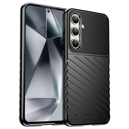 TPU Hülle für Samsung Galaxy S24 FE Thunder Series Grip Twill Handy Case Robust