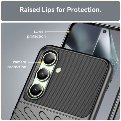TPU Hülle für Samsung Galaxy S24 FE Thunder Series Grip Twill Handy Case Robust