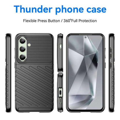 TPU Hülle für Samsung Galaxy S24 FE Thunder Series Grip Twill Handy Case Robust