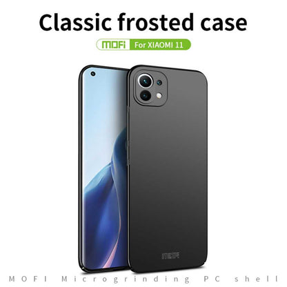MOFI Hard Case für XIAOMI MI 11 ultradünne PC Handyhülle Cover Matt Shell Thin