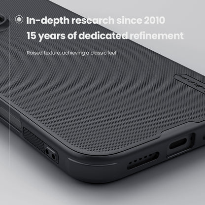 NILLKIN Hard Cover für Apple iPhone 16 PRO Super Frosted Pro Matte Hülle PC TPU