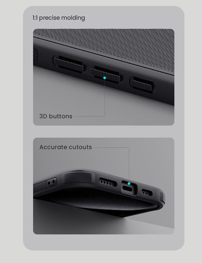 NILLKIN Hard Cover für Apple iPhone 16 PRO Super Frosted Pro Matte Hülle PC TPU