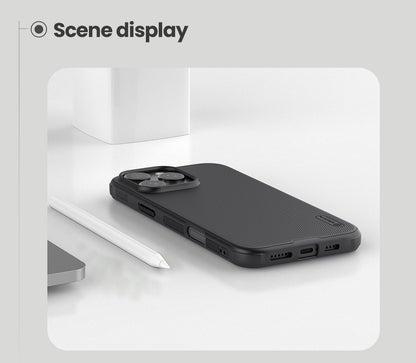 NILLKIN Hard Cover für Apple iPhone 16 PRO Super Frosted Pro Matte Hülle PC TPU
