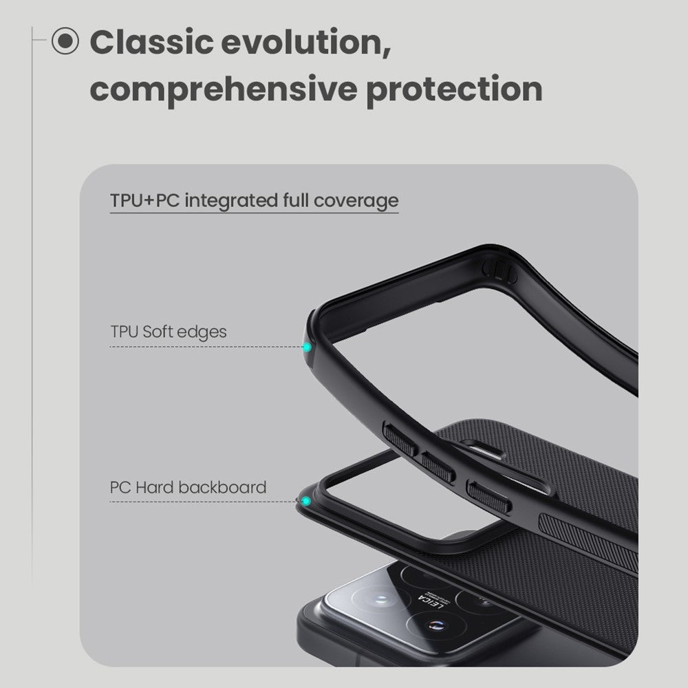 NILLKIN Hard Cover für Xiaomi 15 Super Frosted Pro Case Matt Schutzhülle PC TPU