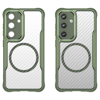 Hybrid Hülle für Samsung Galaxy S25 PLUS Carbon MagSafe Shockproof TPU Cover
