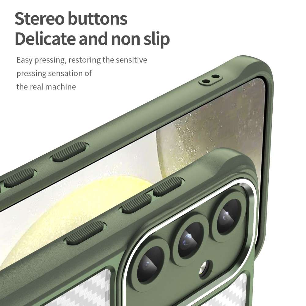 Hybrid Hülle für Samsung Galaxy S25 PLUS Carbon MagSafe Shockproof TPU Cover