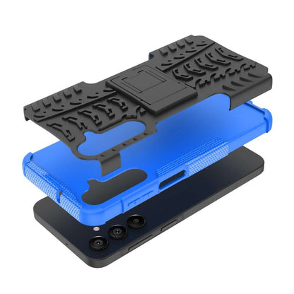 Outdoor Hülle für Samsung Galaxy A16 Tire Rutschfest Kickstand PC TPU Cover Case