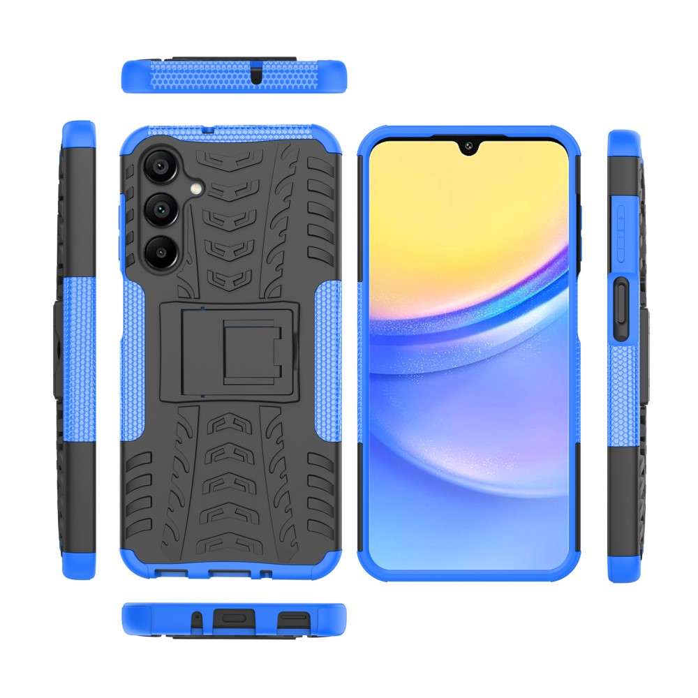 Outdoor Hülle für Samsung Galaxy A16 Tire Rutschfest Kickstand PC TPU Cover Case