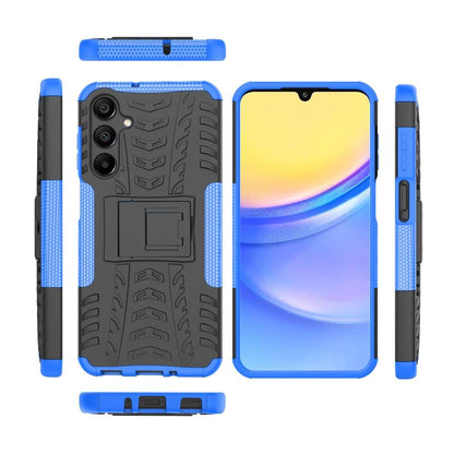 Outdoor Hülle für Samsung Galaxy A16 Tire Rutschfest Kickstand PC TPU Cover Case