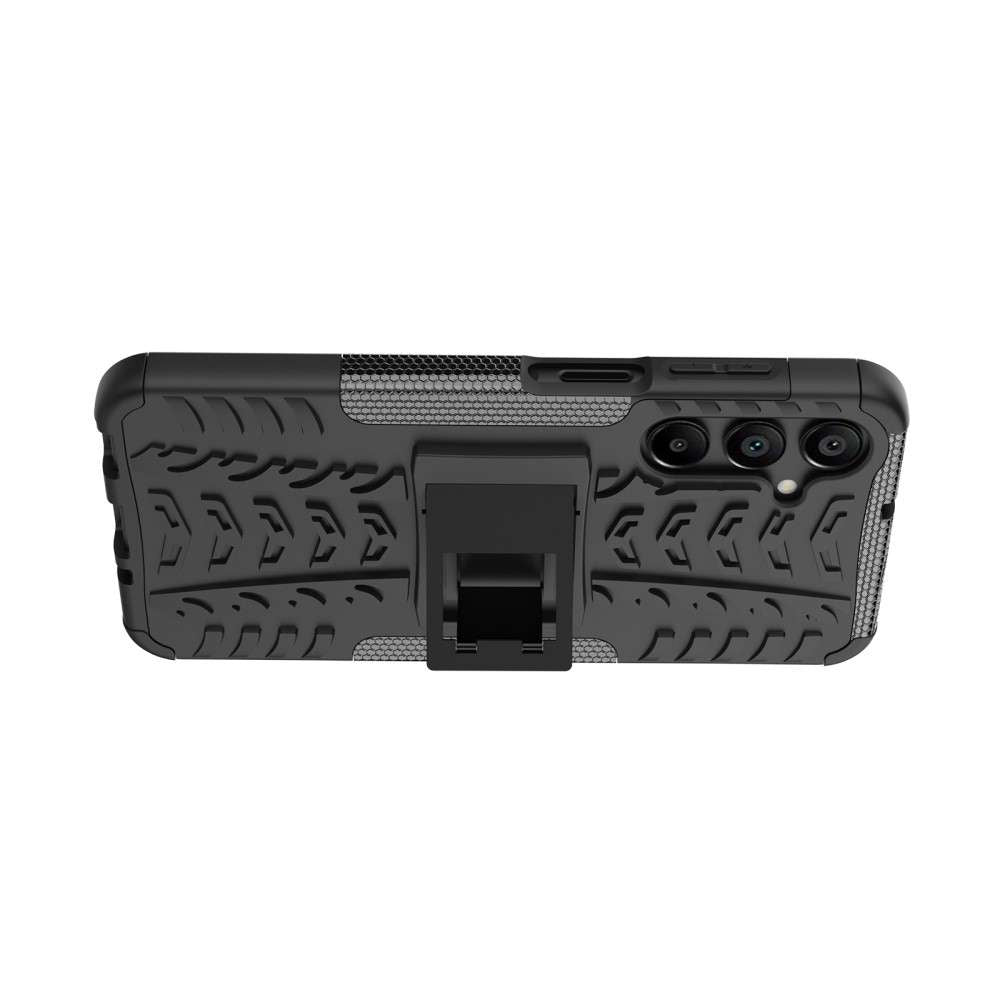 Outdoor Hülle für Samsung Galaxy A16 Tire Rutschfest Kickstand PC TPU Cover Case