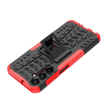 Outdoor Hülle für Samsung Galaxy A16 Tire Rutschfest Kickstand PC TPU Cover Case