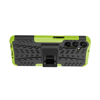 Outdoor Hülle für Samsung Galaxy A16 Tire Rutschfest Kickstand PC TPU Cover Case