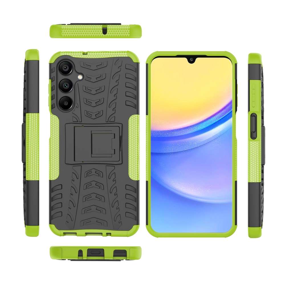 Outdoor Hülle für Samsung Galaxy A16 Tire Rutschfest Kickstand PC TPU Cover Case