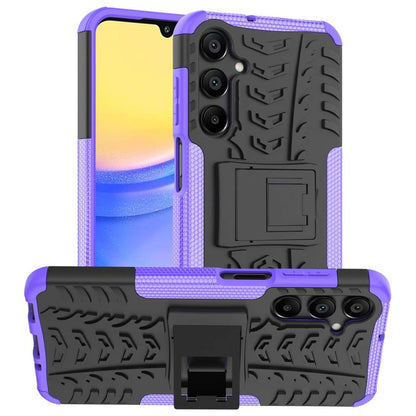 Outdoor Hülle für Samsung Galaxy A16 Tire Rutschfest Kickstand PC TPU Cover Case