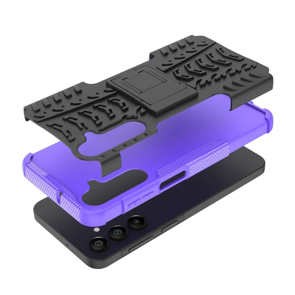 Outdoor Hülle für Samsung Galaxy A16 Tire Rutschfest Kickstand PC TPU Cover Case