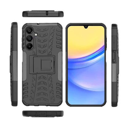 Outdoor Hülle für Samsung Galaxy A16 Tire Rutschfest Kickstand PC TPU Cover Case