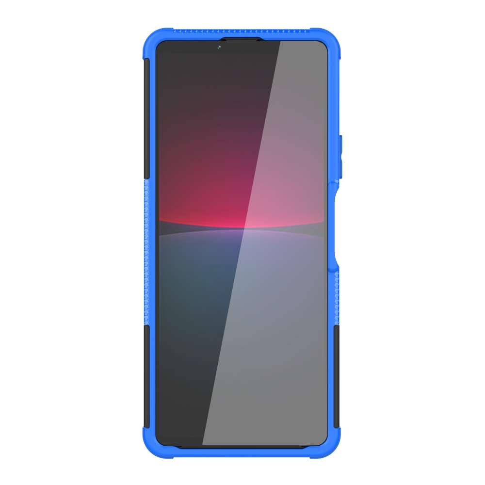 Outdoor Hülle für Sony Xperia 10 IV Tire Rutschfest Kickstand PC TPU Cover Case