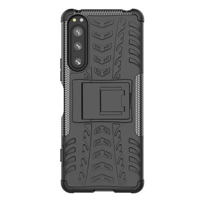 Outdoor Hülle für Sony Xperia 5 IV Tire Rutschfest Kickstand PC TPU Cover Case