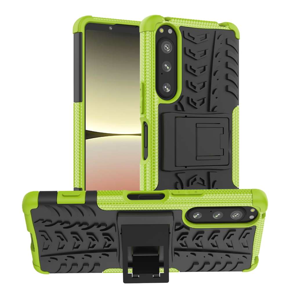 Outdoor Hülle für Sony Xperia 5 IV Tire Rutschfest Kickstand PC TPU Cover Case