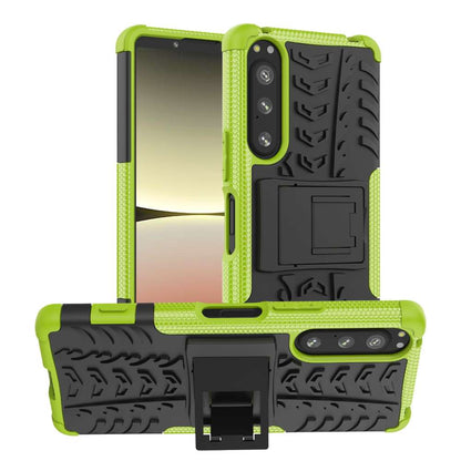Outdoor Hülle für Sony Xperia 5 IV Tire Rutschfest Kickstand PC TPU Cover Case