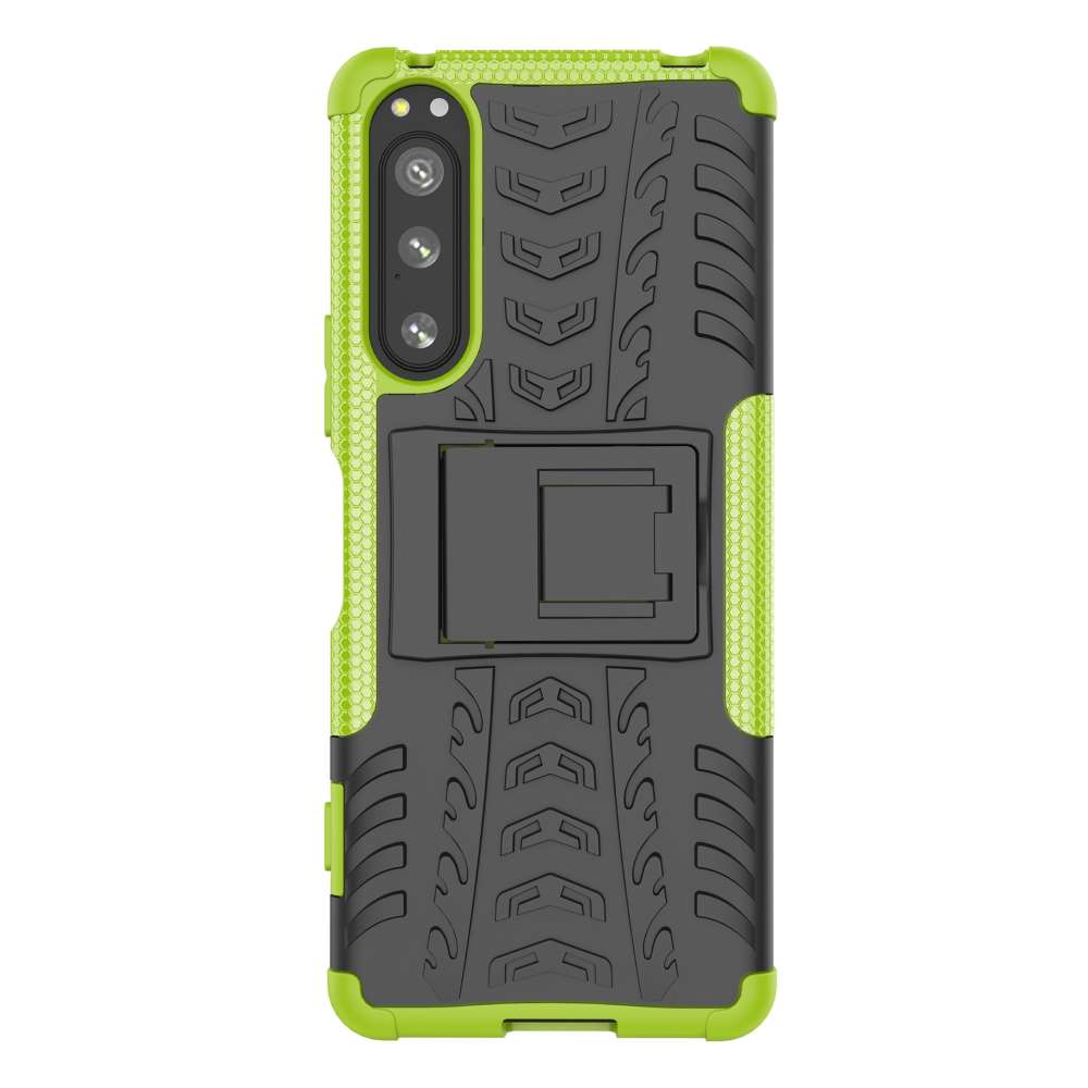 Outdoor Hülle für Sony Xperia 5 IV Tire Rutschfest Kickstand PC TPU Cover Case