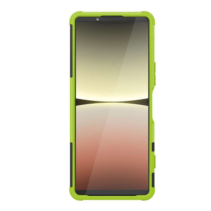 Outdoor Hülle für Sony Xperia 5 IV Tire Rutschfest Kickstand PC TPU Cover Case
