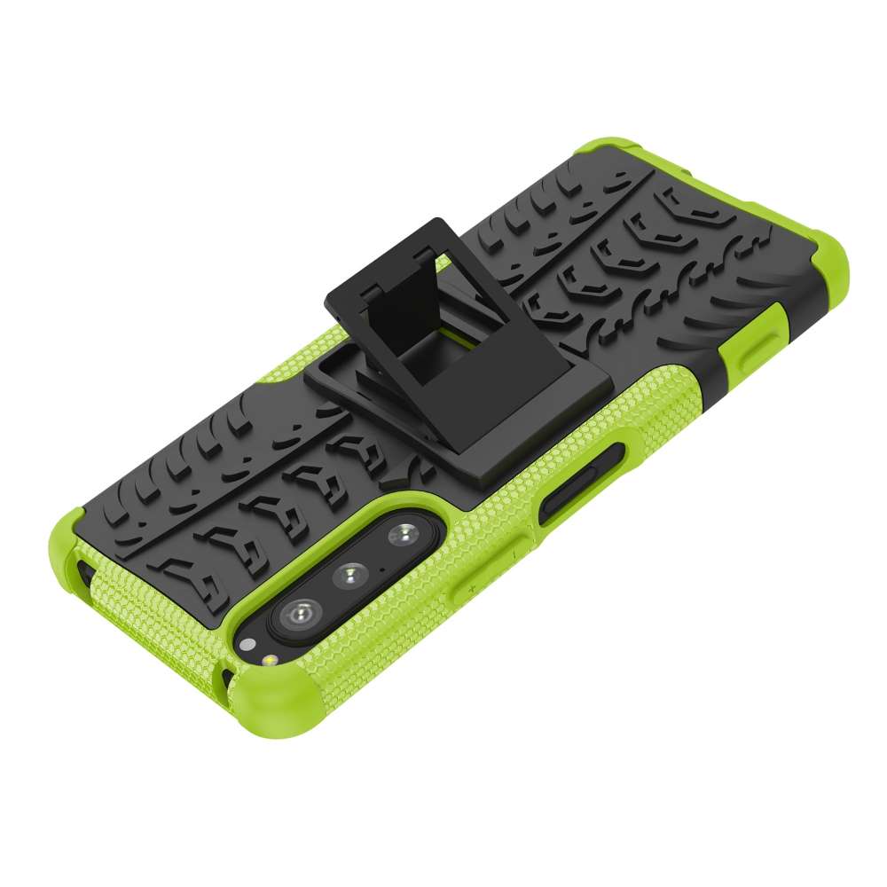 Outdoor Hülle für Sony Xperia 5 IV Tire Rutschfest Kickstand PC TPU Cover Case