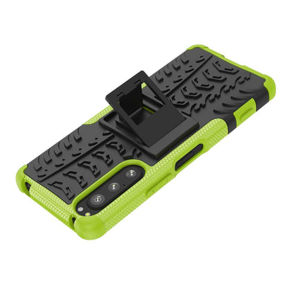 Outdoor Hülle für Sony Xperia 5 IV Tire Rutschfest Kickstand PC TPU Cover Case