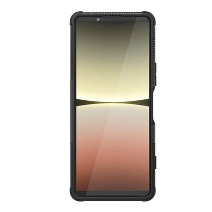 Outdoor Hülle für Sony Xperia 5 IV Tire Rutschfest Kickstand PC TPU Cover Case