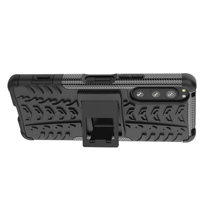 Outdoor Hülle für Sony Xperia 5 IV Tire Rutschfest Kickstand PC TPU Cover Case