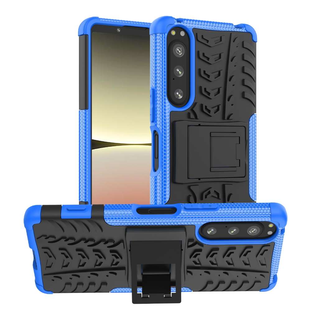 Outdoor Hülle für Sony Xperia 5 IV Tire Rutschfest Kickstand PC TPU Cover Case