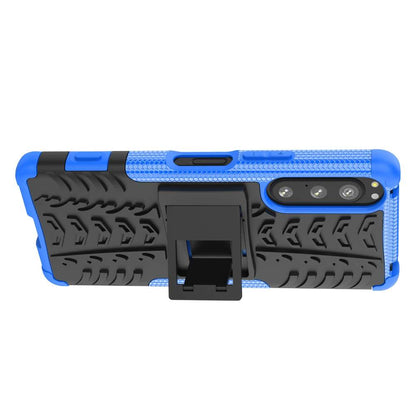 Outdoor Hülle für Sony Xperia 5 IV Tire Rutschfest Kickstand PC TPU Cover Case