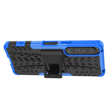 Outdoor Hülle für Sony Xperia 1 IV Tire Rutschfest Kickstand PC TPU Cover Case