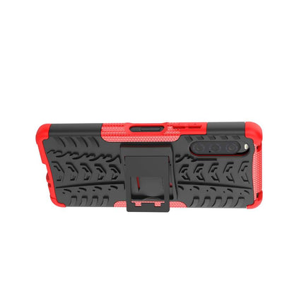 Outdoor Hülle für Sony Xperia 10 V Tire Rutschfest Kickstand PC TPU Cover Case