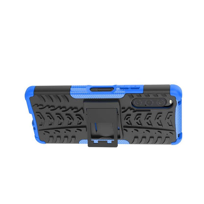 Outdoor Hülle für Sony Xperia 10 V Tire Rutschfest Kickstand PC TPU Cover Case