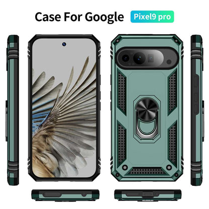 Outdoor Hülle für Google Pixel 9 9 PRO TPU PC Hybrid Sergeant Armor Schutzcover