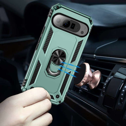 Outdoor Hülle für Google Pixel 9 9 PRO TPU PC Hybrid Sergeant Armor Schutzcover