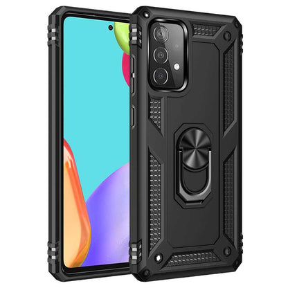 Outdoor Case für SAMSUNG GALAXY A52 A52s TPU Hybrid Sergeant Armor Ring Hülle