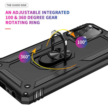 Outdoor Case für SAMSUNG GALAXY A52 A52s TPU Hybrid Sergeant Armor Ring Hülle