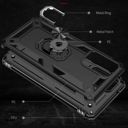 Outdoor Case für SAMSUNG GALAXY A52 A52s TPU Hybrid Sergeant Armor Ring Hülle