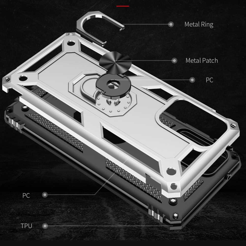 Outdoor Case für SAMSUNG GALAXY A52 A52s TPU Hybrid Sergeant Armor Ring Hülle