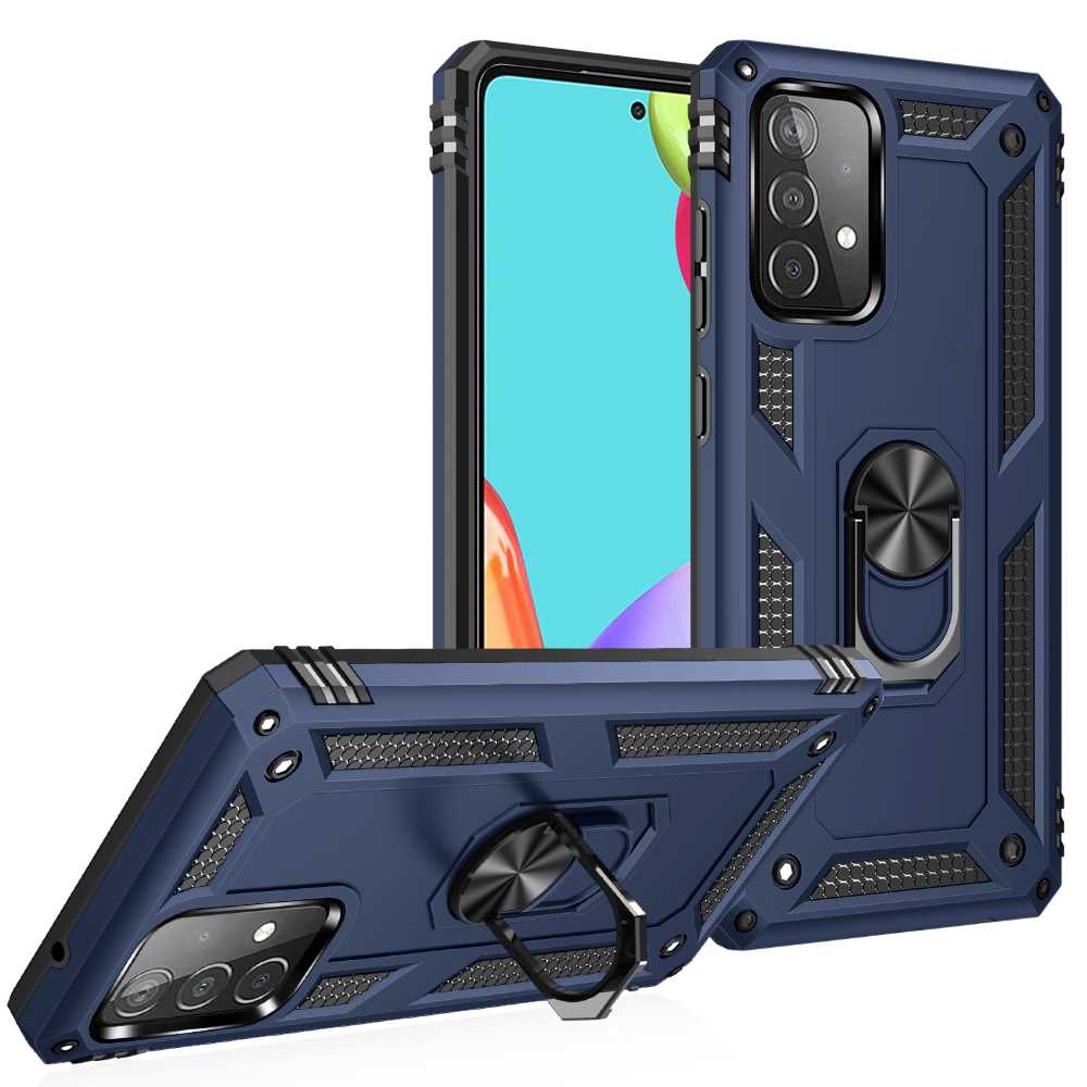 Outdoor Case für SAMSUNG GALAXY A52 A52s TPU Hybrid Sergeant Armor Ring Hülle