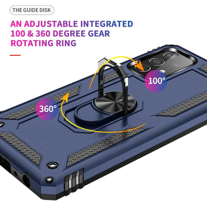 Outdoor Case für SAMSUNG GALAXY A52 A52s TPU Hybrid Sergeant Armor Ring Hülle